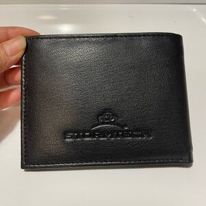 BNWOT Stormtech Black Leather Bifold Men's Wallet